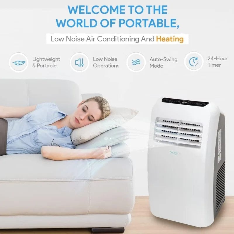3-in-1 Portable Air Conditioner with Built-in Dehumidifier